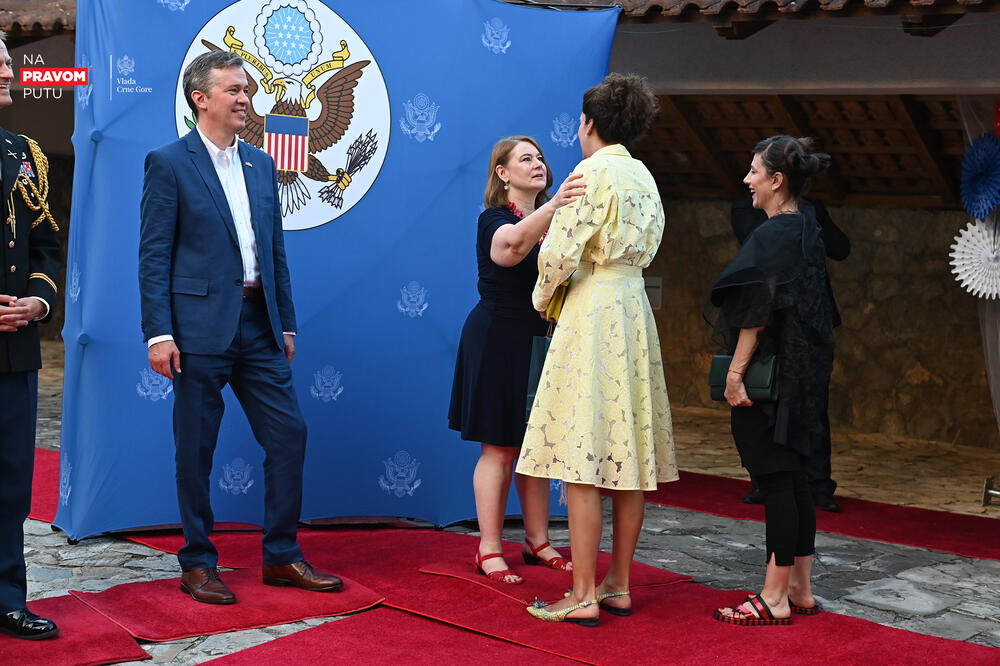 <p>"Crnogorski san postoji i počinje sa demokratijom", poručila je Rajnke</p>