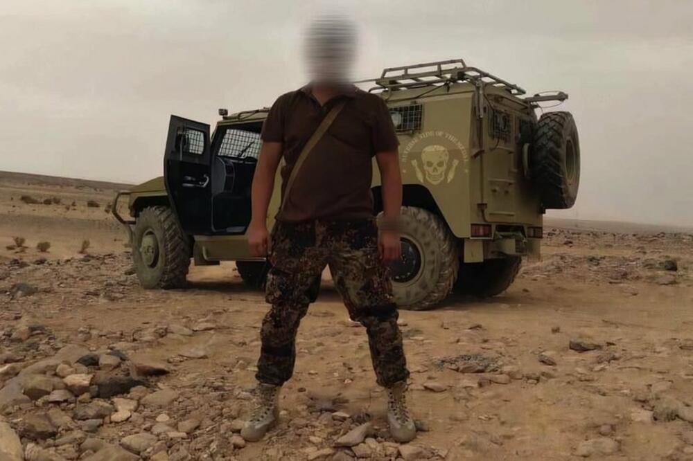 Vagnerov borac u Libiji 2019., Foto: @RSOTM Telegram channel