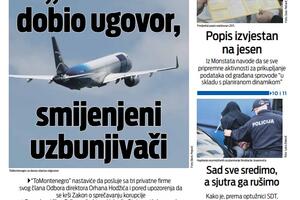 Naslovna strana "Vijesti" za 29. jun 2023.