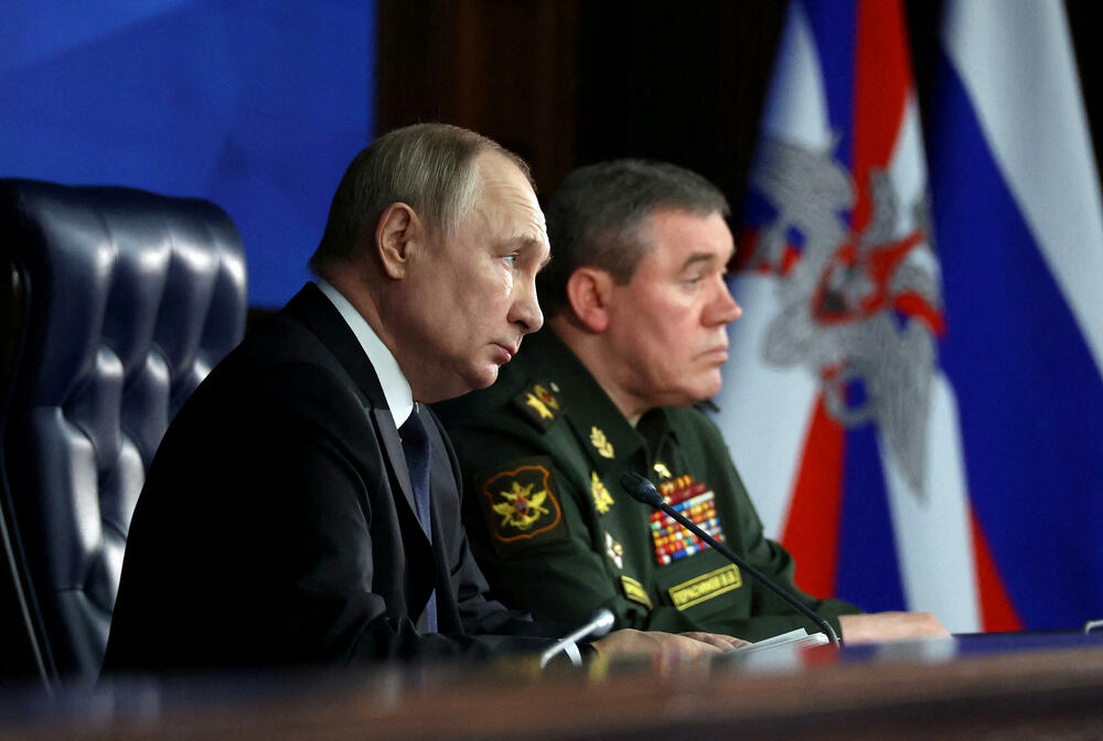 Putin i Valerij Gerasimov u Moskvi u decembru 2022