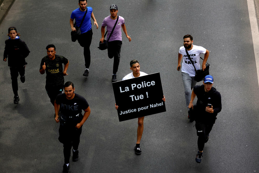 Sa protesta u Parizu, Foto: REUTERS