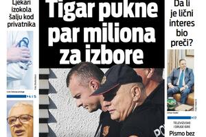 Naslovna strana "Vijesti" za 30. jun 2023.