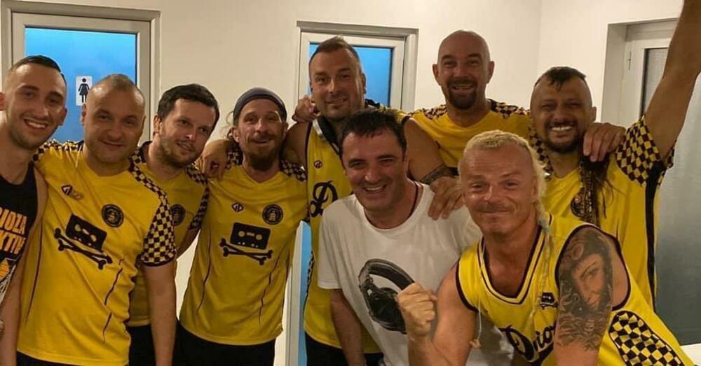 Sa članovima benda Simple Minds, Foto: Privatna arhiva