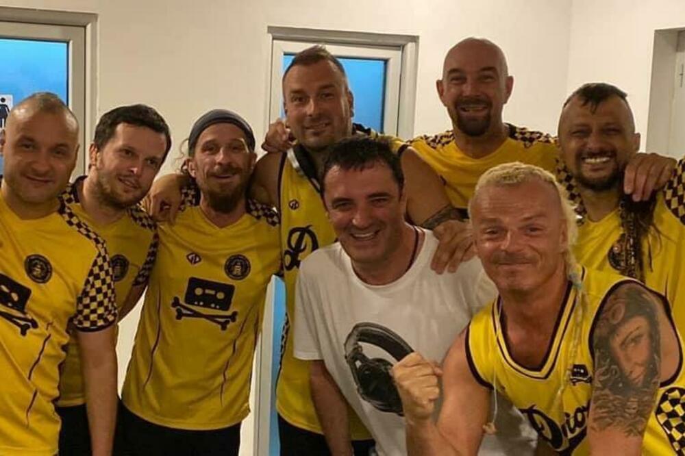 Sa članovima benda Simple Minds, Foto: Privatna arhiva