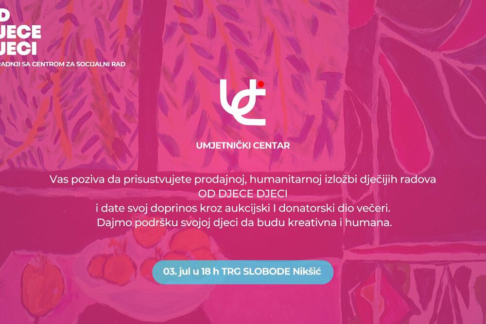 Humanitarna izložba "Od djece djeci", Foto: Umjetnički centar