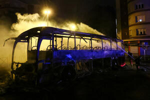 Neredi u Parizu nanijeli štetu od 20 miliona eura javnom prevozu