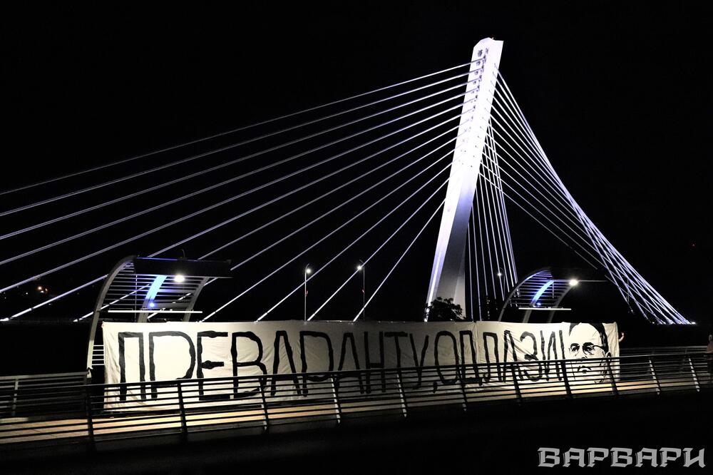 Poruka "Varvara", Foto: Varvari Podgorica (Facebook)