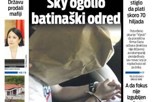 Naslovna strana "Vijesti" za 7. jul 2023.