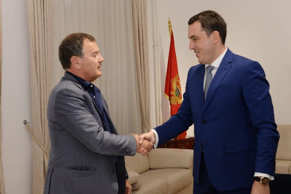 Veselin Mijač i bivši gradonačelnik Ivan Vuković, Foto: PG Biro