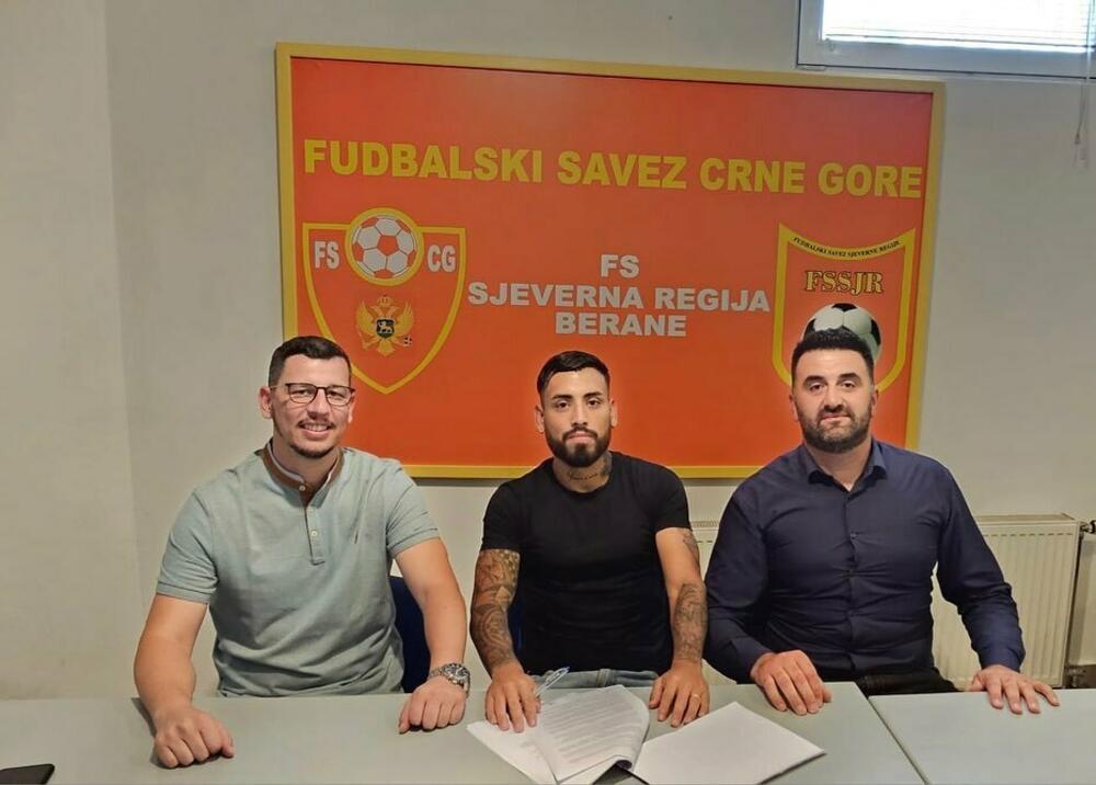 Agent Mićo Roganović, Fakundo Aranda i predsjednik kluba Ervin Tošić