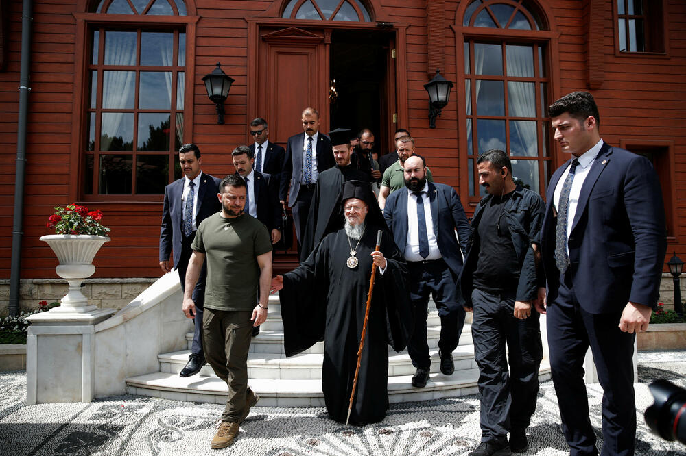 Zelenski sa Vartolomejom u Istanbulu, 8.jula 2023. godine, Foto: Reuters