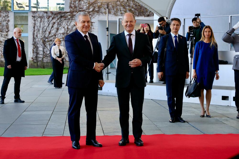 Predsjednik Uzbekistana Šavkat Mirzijojev i njemački kancelar Olaf Šolc, Foto: Shutterstock