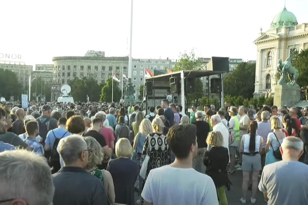 Sa protesta, Foto: Screenshot/Youtube