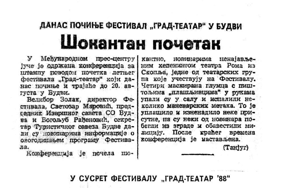 Iznenađenje za novinare