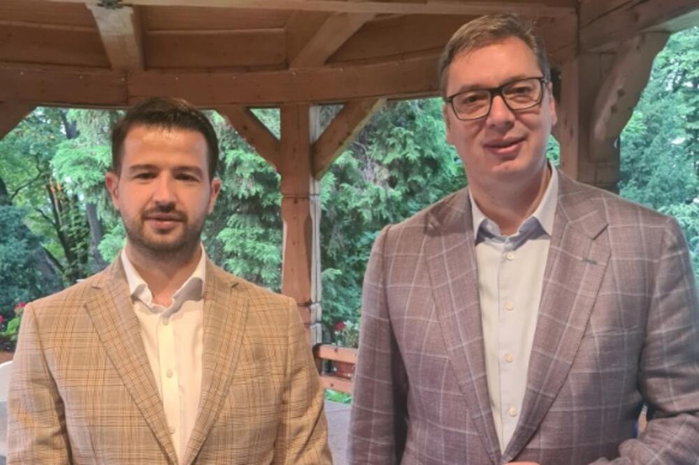 Milatović i Vučić, Foto: Twitter