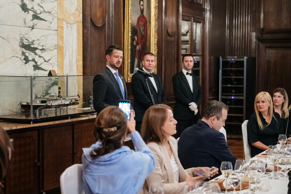 <p>Milatović je u zvaničnoj posjeti Srbiji</p>