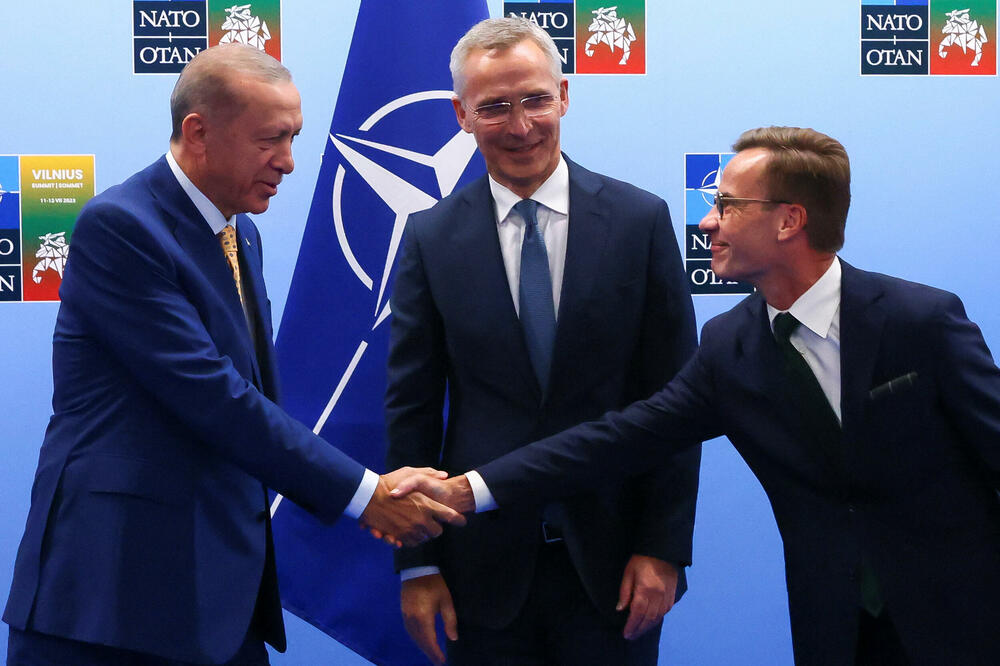 Erdogan, Stoltenberg i Kristerson, Foto: Reuters