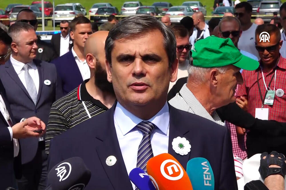 Ibrahimović danas u Potočarima, Foto: Bošnjačka stranka