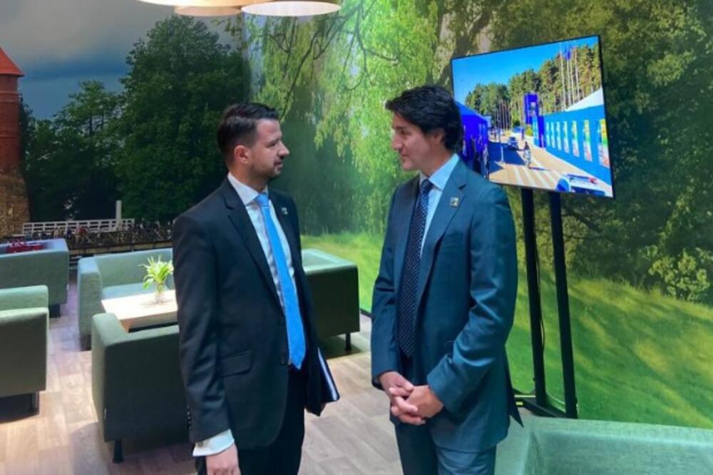 Milatović i Trudo, Foto: Twitter/JakovMilatovic