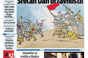 Naslovna strana "Vijesti" za 13, 14. i 15. jul