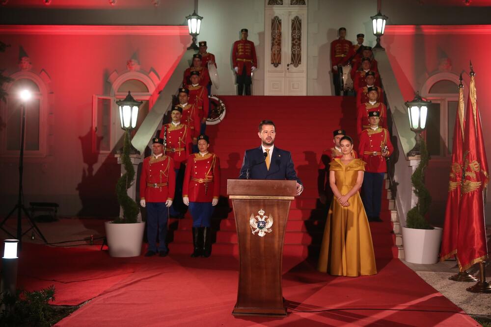 <p>Predsjednik Crne Gore Jakov Milatović povodom Dana državnosti organizvao je sinoć prijem na Cetinju.</p>  <p>Prijemu su prisustvovale brojne zvanice iz političkog, naučnog, kulturnog, privrednog i sportskog života, građanski aktivisti, raniji najviši državni funkcioneri, kao i predstavnici diplomatskog kora i visoki zvaničnici međunarodnih organizacija i institucija.</p>