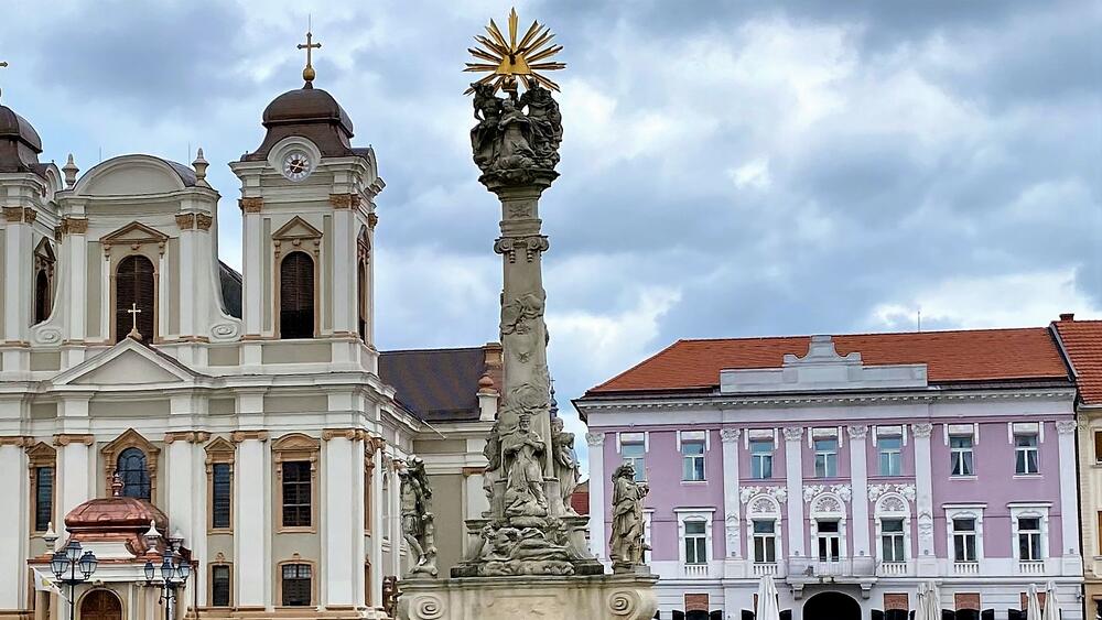 Dreifaltigkeitssäule am Domplatz