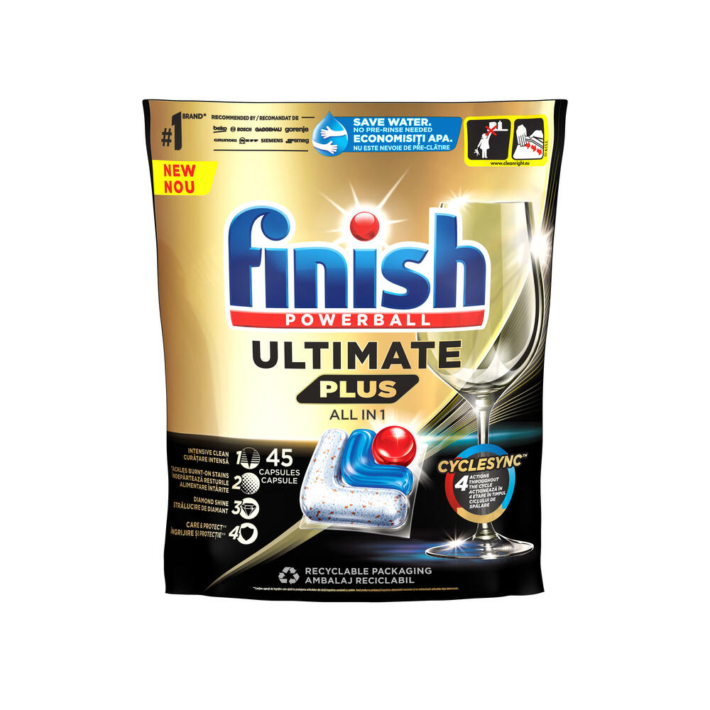 Finish Ultimate Plus capsules: The best efficiency with perfect shine