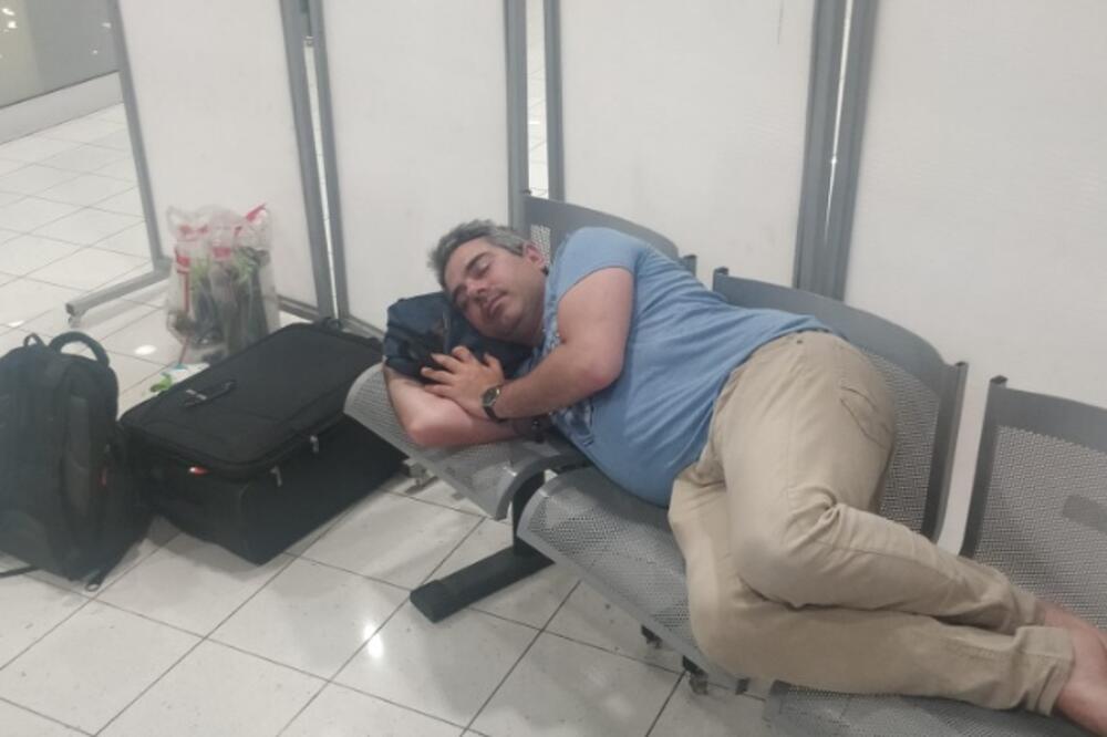 Nikitin na Beogradskom aerodromu, Foto: Facebook