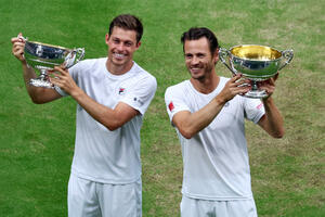 Prvi favoriti slavili u muškom dublu Vimbldona