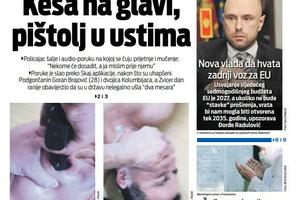 Naslovna strana "Vijesti" za 17. jul 2023.