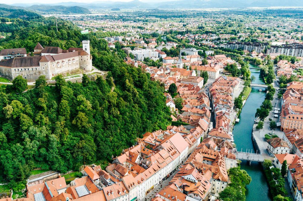 Pogled na Ljubljanu, glavni grad Slovenije, Foto: Shutterstock