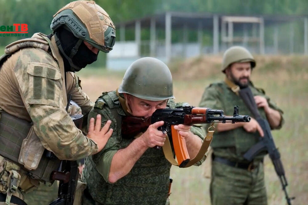 Vagnerovi borci obučavaju bjeloruske vojnike, Foto: REUTERS