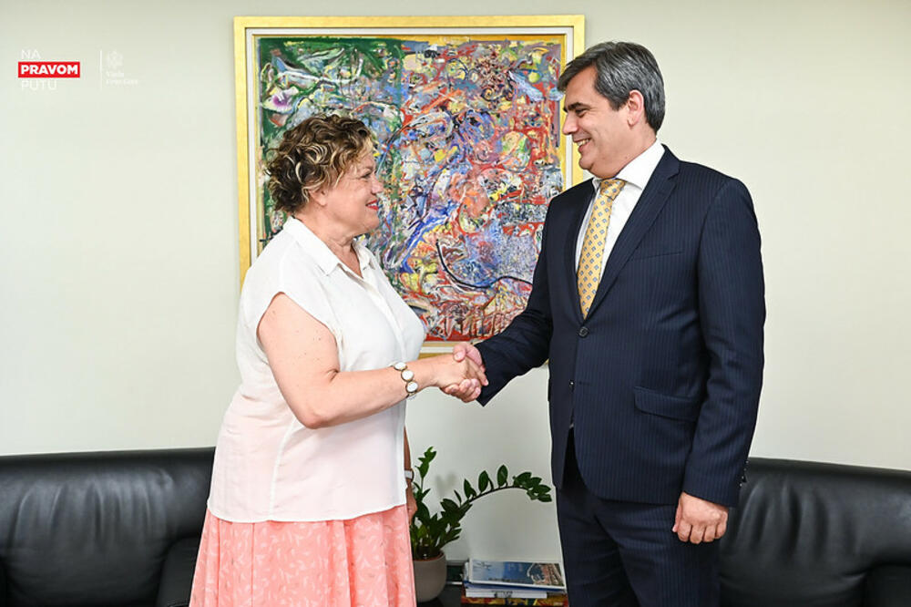 Hrebičkova i Ibrahimović, Foto: Ministarstvo kapitalnih investicija