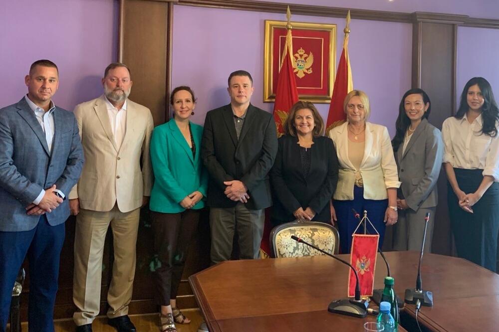 Sastanak sa predstavnicima Ambasade SAD-a u Podgorici, Foto: Vrhovni sud Crne Gore