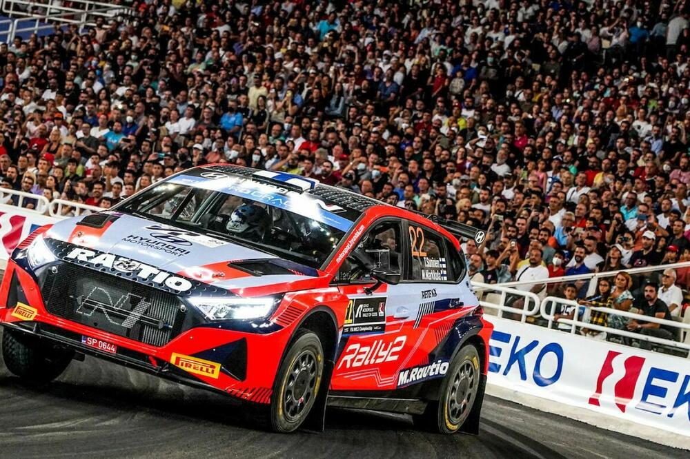 Išli na poziv izvršnog direktora Jugopetrola: Detalj sa trke na Olimpijskom stadionu u Atini, Foto: wrc.com