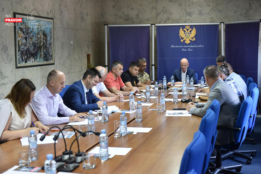 Sa sastanka, Foto: Ministarstvo unutrašnjih poslova