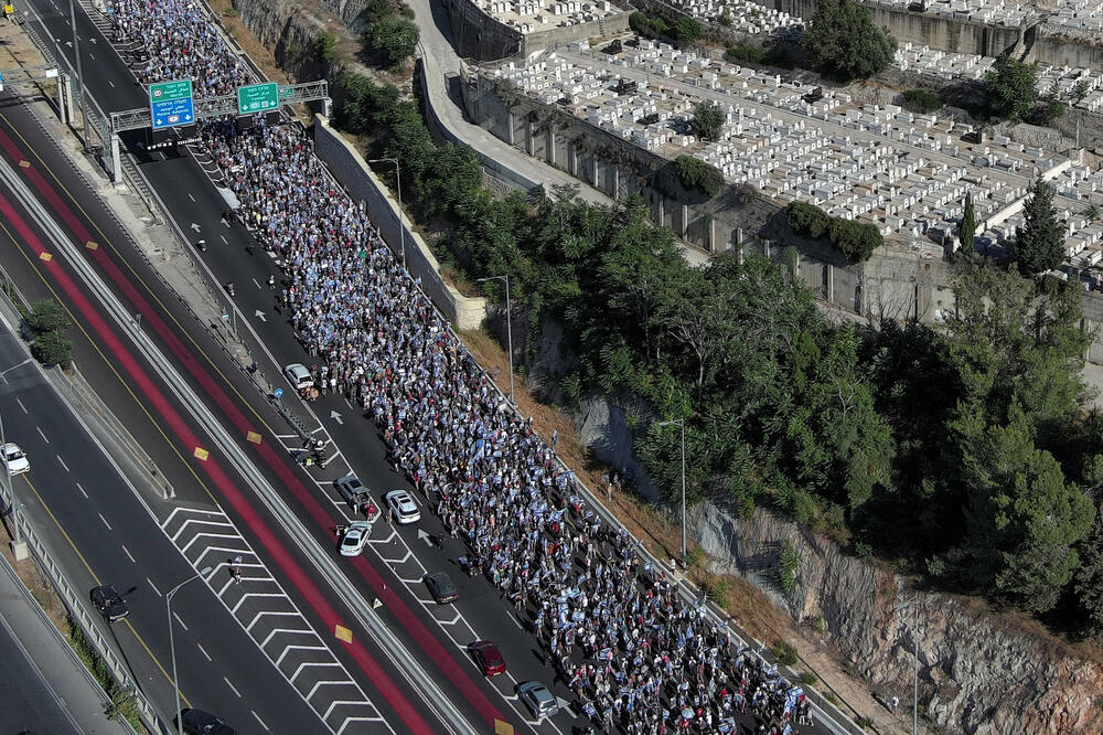 Protestanti ulaze u Jerusalim, Foto: REUTERS