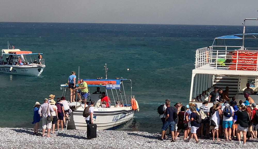 Evakuacija turista na ostrvu Rodos
