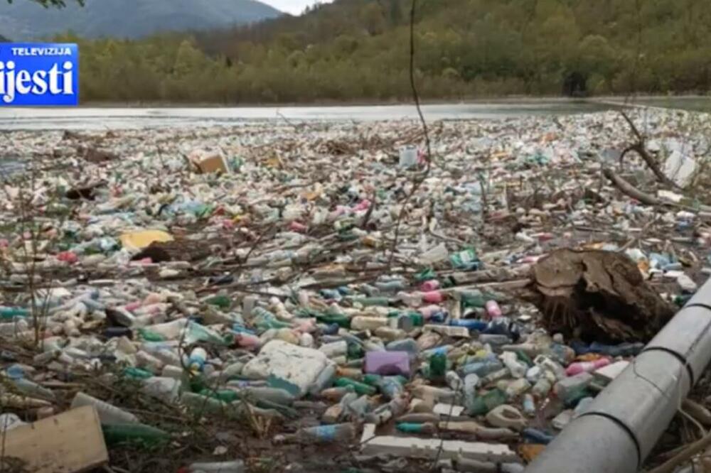 Otpad na rijeci Lim, Foto: TV Vijesti
