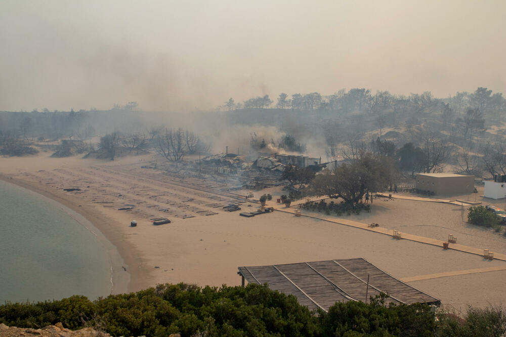 Požar na ostrvu Rodos, Foto: REUTERS