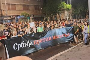 Završen protest 'Srbija protiv nasilja', novo okupljanje zakazano...