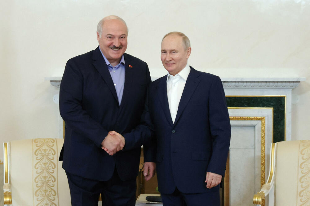 Lukašenko i Putin, Foto: Reuters
