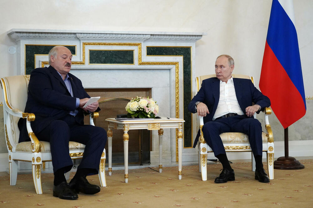 Lukašenko i Putin, Foto: Reuters