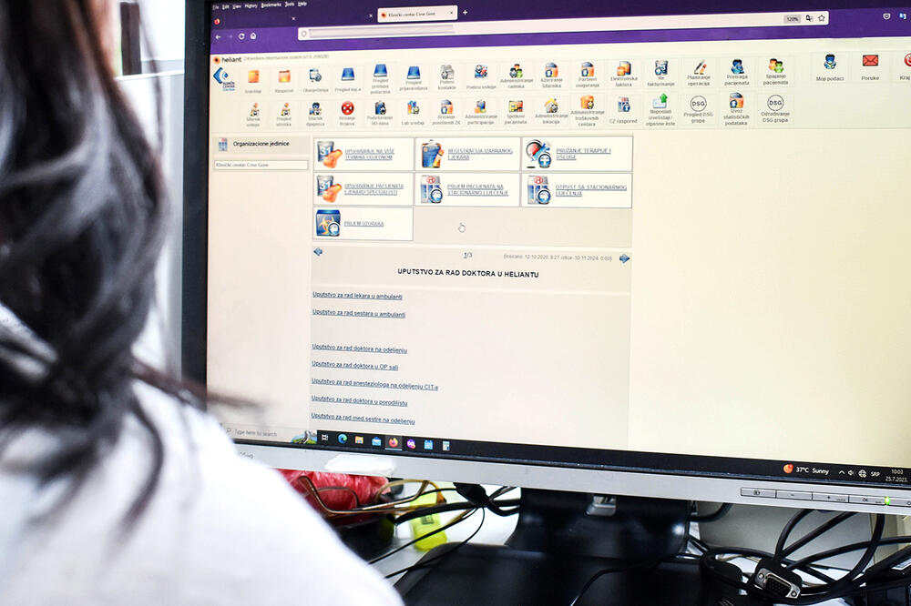 Novi informacioni sistem u funkciji, Foto: Klinički centar Crne Gore