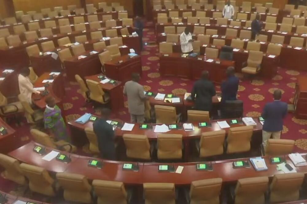 detalj iz parlamenta Gane, Foto: Screenshot/Youtube
