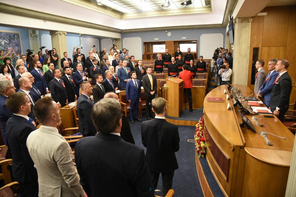 Počeo mandat poslanicima 28. saziva Skupštine Crne Gore, Foto: Luka Zeković