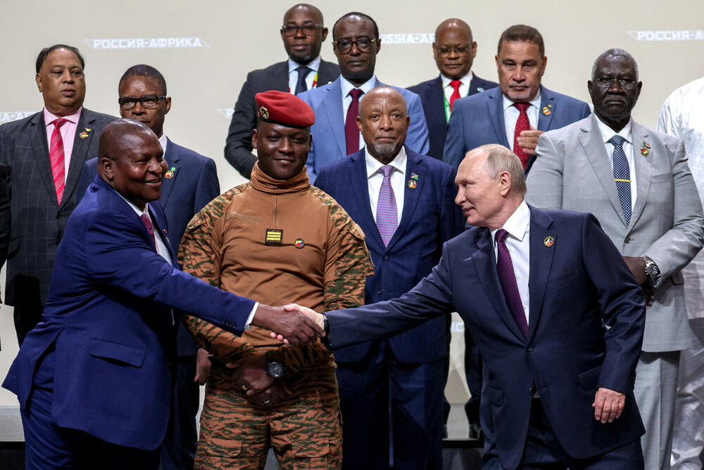 Putin sa afričkim liderima