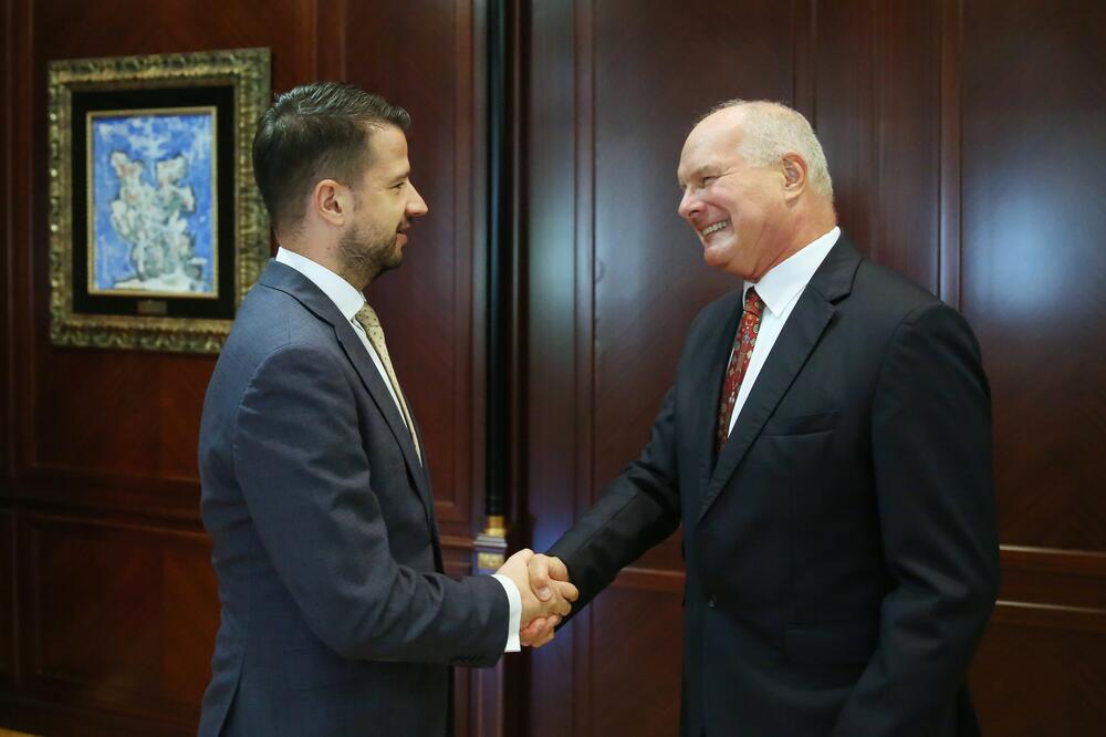 Milatović i Miler, Foto: Služba za informisanje Predsjednika Crne Gore