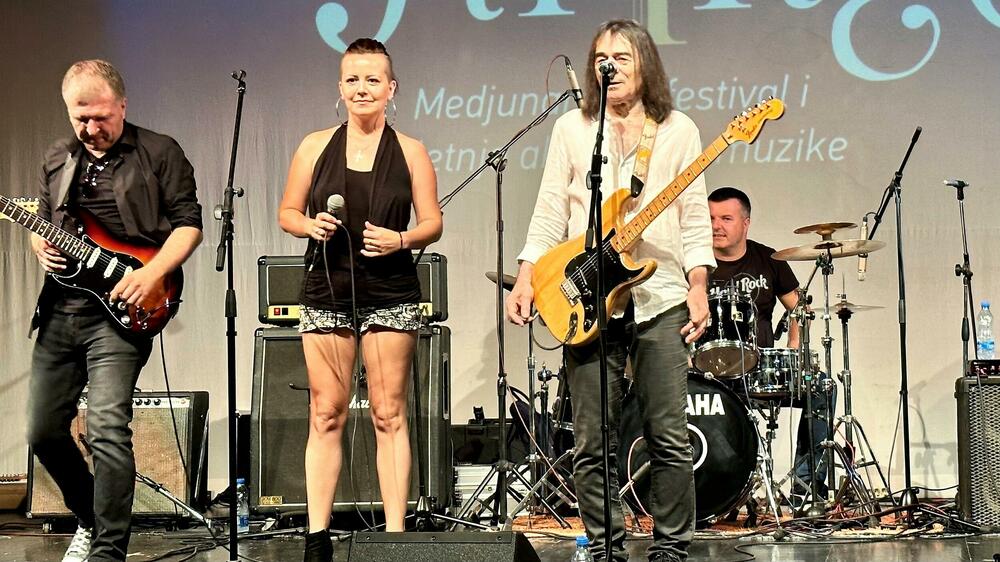 Adrijana Krstić kao gošća na koncertu