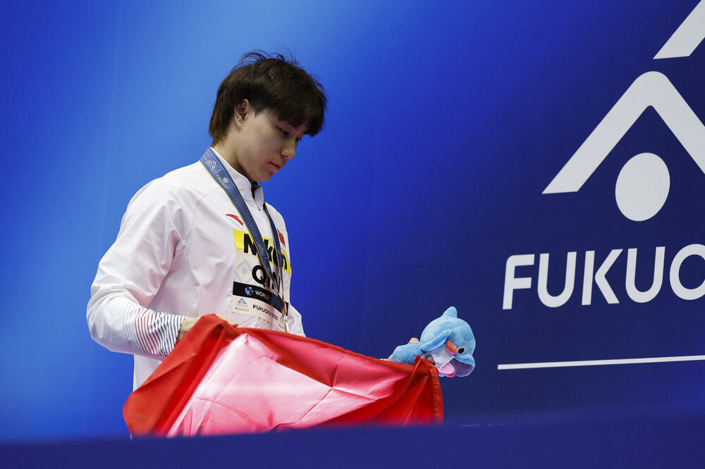 Hajan Cin je dominirao prsnim stilom u Fukuoki, Foto: REUTERS